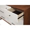 Homeroots 56" Brown and White Solid Wood Seven Drawer Double Dresser 524152 - alternate 2