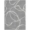 Homeroots 8' X 10' Gray And Ivory Abstract Washable Indoor Outdoor Area Rug 597484 - alternate 2