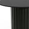 Homeroots 46" Black Solid Wood Pedestal Base Round Top Dining Table 721071 - alternate 2