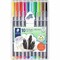 Staedtler Triplus Fineliner 10-piece Porous Point Pens, 0.3 mm Fine Pen Point, Water Based 334 SB10A6 - alternate 1
