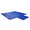 Mytee Products Super Light 14 Oz Lumber Tarp 24x18 (8 ft Drop with 8 ft x 8 ft Flap) - Blue SLLT3PCE-BLUE - alternate 4