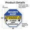 Signmission Security Alert Private Property No, 18 Inch X 18 Inch, Vinyl Decal OC-D-18-187 - alternate 2
