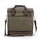 Picnic Time Family Of Brands Weekender 6 Bottle Insulated Wine Bag, Khaki Green with Brown Accents 663-06-140-000-0 - alternate 3