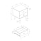 Monarch Specialties Accent Table, Bedroom, Living Room, Nightstand, Side Table, Storage Drawer, Black, Contemporary I 3628 - alternate 2