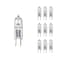 Bulbrite Mini 10w Equivalent T3 Bi-Pin Base G4 in Clear Fnsh Dimmable Soft Wht 2900K Halogen Lght Bulb, 10PK 860779 - alternate 1