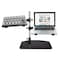 Pyle Pyle Portable Dual Laptop Stand - Adjustable Height, Ergonomic Design, for DJ Mixer, Gaming, Home PLPTS45 - alternate 2