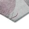 Homeroots 3' X 5' Pink Gray And Silver Abstract Washable Indoor Outdoor Area Rug 616760 - alternate 2