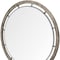 Homeroots 46" Brown Round Wood Framed Accent Mirror 376394 - alternate 3