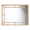 Baxton Studio Iskra Accent Mirror with Antique Goldleaf Frame 260-14114-ZORO - alternate 1