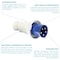 Walther-Werke Pin and Sleeve Plug, 60A, 3Ã¸Y 120/208 or 230, 3 Phase, 3 Pole, Blue, NEMA Not Rated 269509 - alternate 3