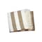 Homeroots Cream and Stone Slanted Stripe Fringed Throw Blanket 475719 - alternate 1