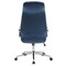 Leisuremod Flux Faux Leather Swivel Office Chair, Knee Tilt, Padded Support FO19BUL - alternate 2