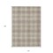 Homeroots 10' X 14' Beige Ivory And Green Plaid Washable Indoor Outdoor Area Rug 597080 - alternate 3