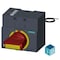 Siemens front mounted rotary operator EMERGENCY OFF IEC IP30/40 24 V DC lighting 3VA9137-0EK17 - alternate 4