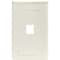 Black Box Gigastation2 Wallplate, 1-Port Single-Gang, Office White WPT456 - alternate 3