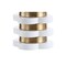 Jonathan Y Wellington 26.5" Quatrefoil Striped Resin LED Table Lamp, Brass JYL1010A - alternate 4