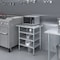 Amgood 24in D x 30in L Stainless Steel Table, Three Undershelves AMG WT-2430-3SH-Z - alternate 3
