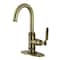 Kingston Brass Single-Handle Bar Faucet, Antique Brass KSD8503KL - alternate 1