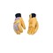 Heatkeep Protective Gloves, Men's, L, Wing Thumb, Knit Wrist Cuff, Blue/Tan 1927KW-L - alternate 3