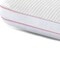 Homeroots Polyester Gel Memory Foam Medium King Size Bed Pillow 523831 - alternate 2