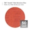 3M 3M Red Abrasive Disc, 01221, 6 in, P220, 50 discs per carton, 6PK 316U - alternate 2