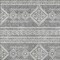 Homeroots 5' X 8' Gray And Ivory Southwestern Washable Indoor Outdoor Area Rug 593685 - alternate 2