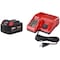 Milwaukee Tool M18 XC5.0 Starter Kit + M18 CP2.0 Battery 48-59-1850, 48-11-1820 - alternate 2