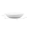 Homeroots White Six Piece Round Pebbled Porcelain Service For Six Bowl Set 483512 - alternate 4