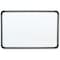 Iceberg Dry Erase Board, Melamine, 36 in, 48 in, Plastic Frame, White 37047 - alternate 1