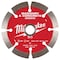 Milwaukee Tool 4" Segmented Masonry & Concrete Diamond Blade 49-93-9302 - alternate 1