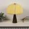 Jonathan Y Sylvie 16" Modern Minimalist Paper Pleated Shade Mushroom Accent LED Table Lamp, Natural JYL9106B - alternate 4
