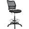 Office Star Mesh Drafting Chair, 27-1/2" to 32-1/2", No Arms, Black 13-37N20D - alternate 1