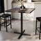 Flash Furniture Bennett 36 in Square Solid Wood Indoor Tabletop in Dark Brown with 30 in x 30 in Bar Height GSF-SQ36-DKBRN-T3030B-GG - alternate 6