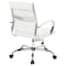 Leisuremod Benmar Leather Office Chair, White BO19WL - alternate 4