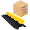 Atlas Cable Protector Ramp 2 Channel Bulk Pallet, 80PCS, 39 Long Black & Yellow, 80PK CP9972-80 - alternate 1