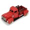 Homeroots 6" Red and Black Metal Hand Painted 1950's Red Truck Model Car 489405 - alternate 4