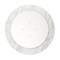 Homeroots 32" White And Black Marble And Metal Dining Table 520852 - alternate 2