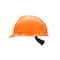 Msa Safety V-Gard Slotted Cap, HDPE, Fas-Trac III Suspension, Type I, Class E, Orange (11.8in L x 9in W) 489364 - alternate 4