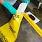 Enpac 50 Gallon Wheeled Poly SpillPack Spill Kit, Oil Only, Yellow with Black Slip-Top Lid 1452-YE - alternate 2
