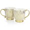 Gibson Home Gold Finch 4 Piece 16.7oz Electroplated Fine Ceramic Mug Set in Gold 131001.01 - alternate 4