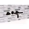 Kingston Brass Double-Handle Wall Mount Bathroom Faucet, Oil Rubbed Bronze KS8125KL - alternate 4