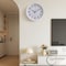 Clockswise White 12-In Analog Clock - Silent, Non-Ticking for Wall Battery-Operated Perfect for Home QI004744.WT.12 - alternate 3