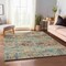 Homeroots 3' X 5' Midnight Ivory And Beige Abstract Washable Indoor Outdoor Area Rug 643577 - alternate 2