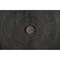 Homeroots 95in Black Distressed Solid Wood Carved Geometric Sideboard with Six Doors 521424 - alternate 3