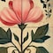 Homeroots 12" x 12" Pink And Green Vinyl Arabesque Peel And Stick Removable Tiles 572046 - alternate 3