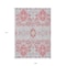 Homeroots 9' X 12' Blush Sky Blue And Brown Oriental Washable Indoor Outdoor Area Rug 597672 - alternate 2