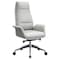 Leisuremod Summit High-Back Office Chair in Faux Leather & Aluminum Frame with Swivel & Tilt, White SOT21WL - alternate 1