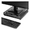 Mind Reader Perch Monitor Stand and Desk Organizer, 13in x 12.5in x 3in, Black MONMESH-BLK - alternate 4