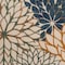 Homeroots 12' X 15' Blue Green And Orange Floral Indoor Outdoor Area Rug 548123 - alternate 4