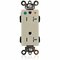 Leviton Straight Blade Receptacle, 5-20R, 20 A, 125V AC, Flush Mount, Isolated Ground MDT83-IGI - alternate 1